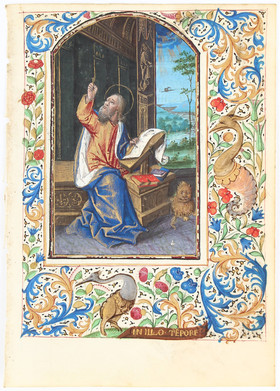 Stundenbuch, Einzelblatt Markus