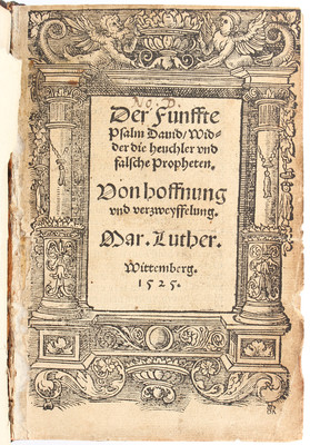 Luther, M., Der Funffte Psalm