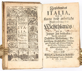 Jetzlebendes Italia. 1681