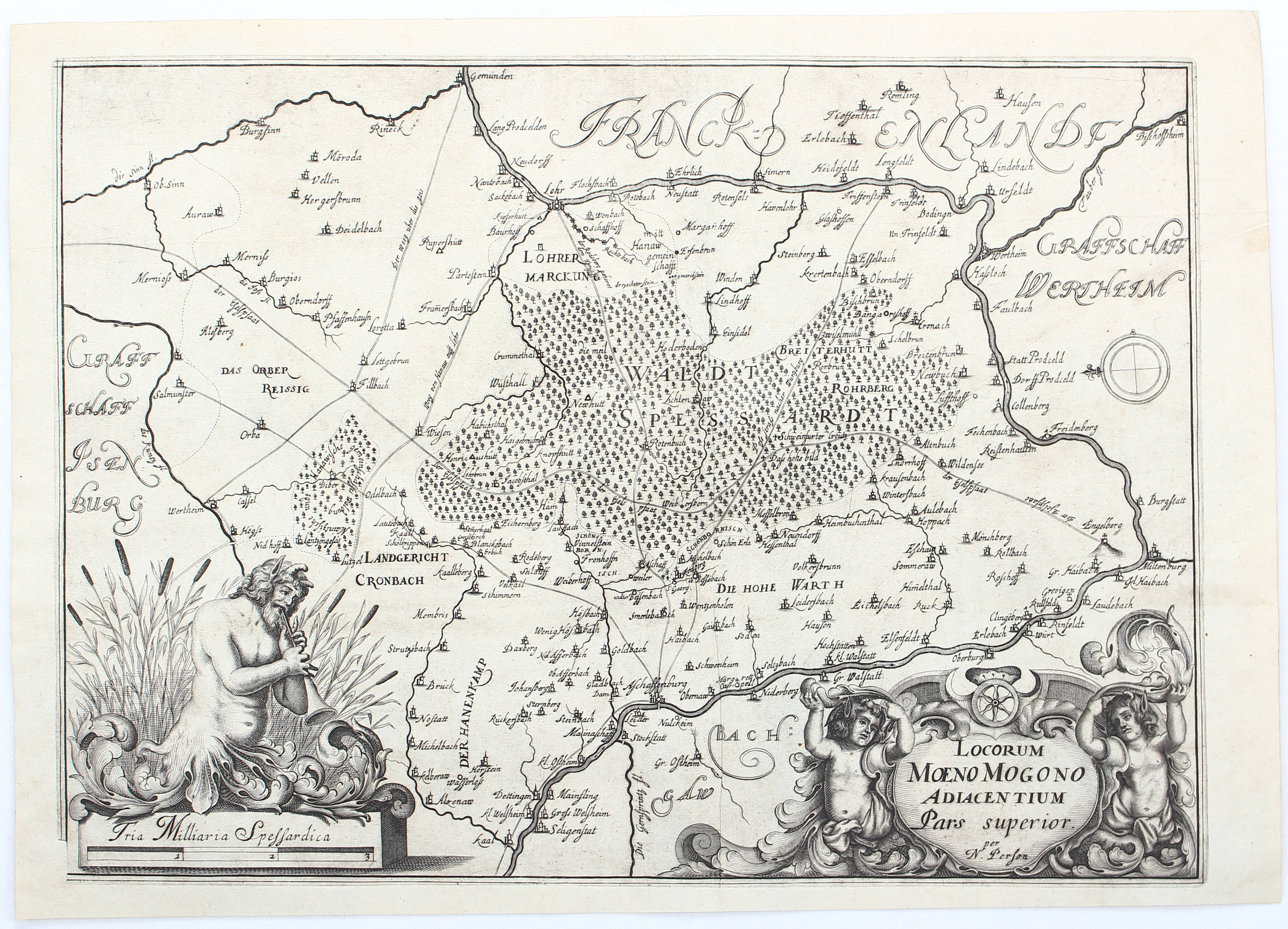 Person. 13 Bll. Karten und Fragmente