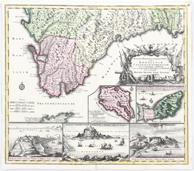 Andalusien mit Gibraltar. 