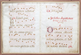 Antiphonar, Bifolium. Ger.