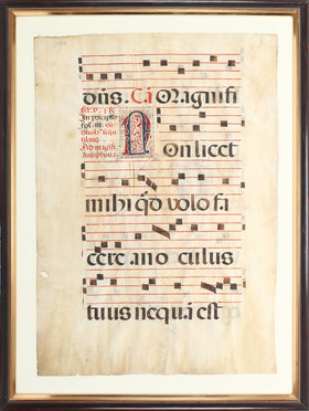 Antiphonar, 2 Bll. Ger.