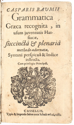 Baum, Grammatica Graeca recognita