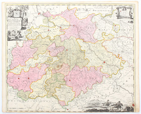 Sachsen. Postkarte. Schenk / 2 Bll.