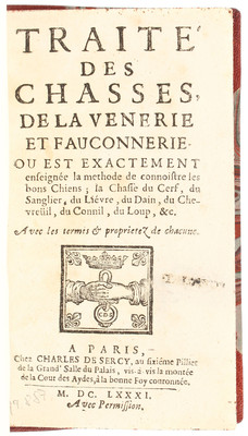 (Bonnefons), Traité des chasses