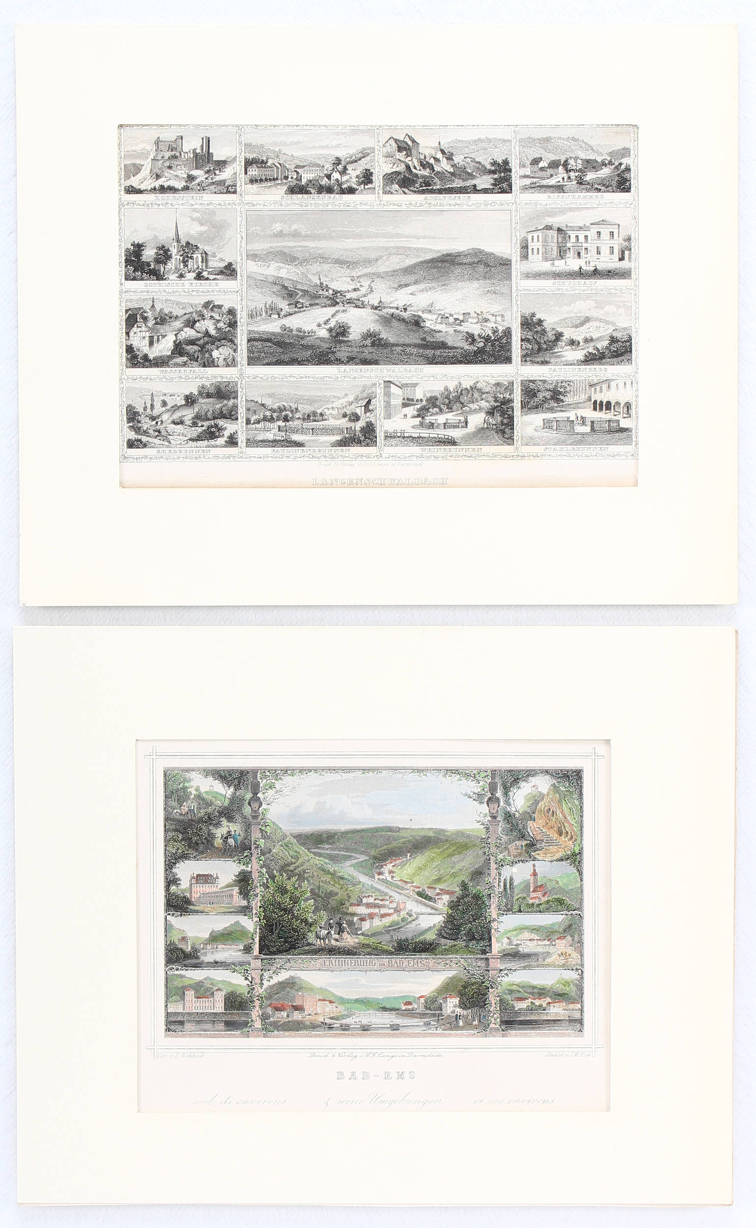 Konvolut. Über 150 Bll. kl. Ansichten