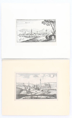 Konvolut. Über 150 Bll. kl. Ansichten