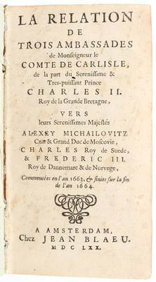 Miege, Relation de trois ambassades