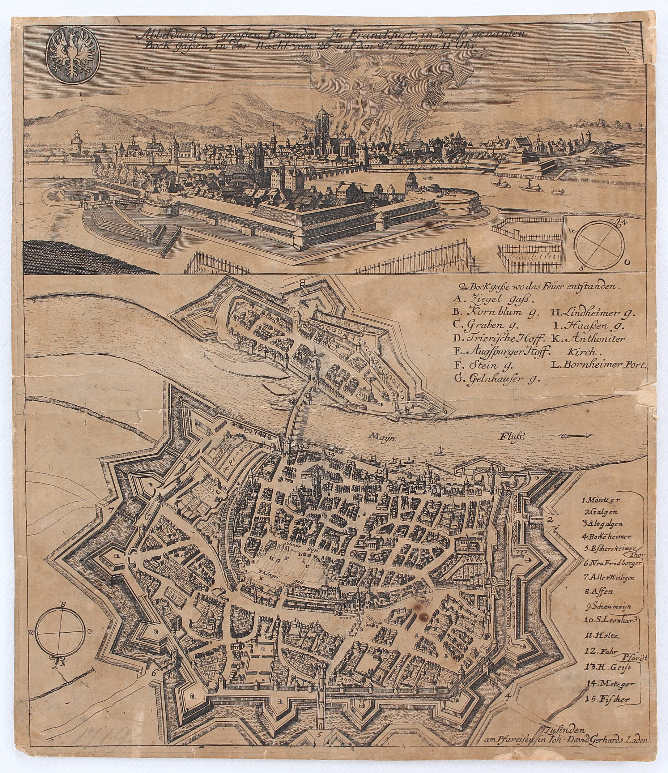 Frankfurt. Fer / 13 Bll.