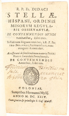 Estella, De contemnendis mundi