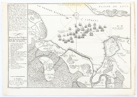 Quebec. Umgebungsplan (de Fer)