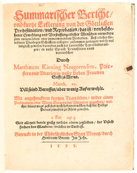 Kiening, Summarischer Bericht