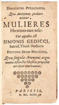 Acidalius, Disputatio perjucunda