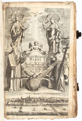 Biblia germanica. Mainz 1740