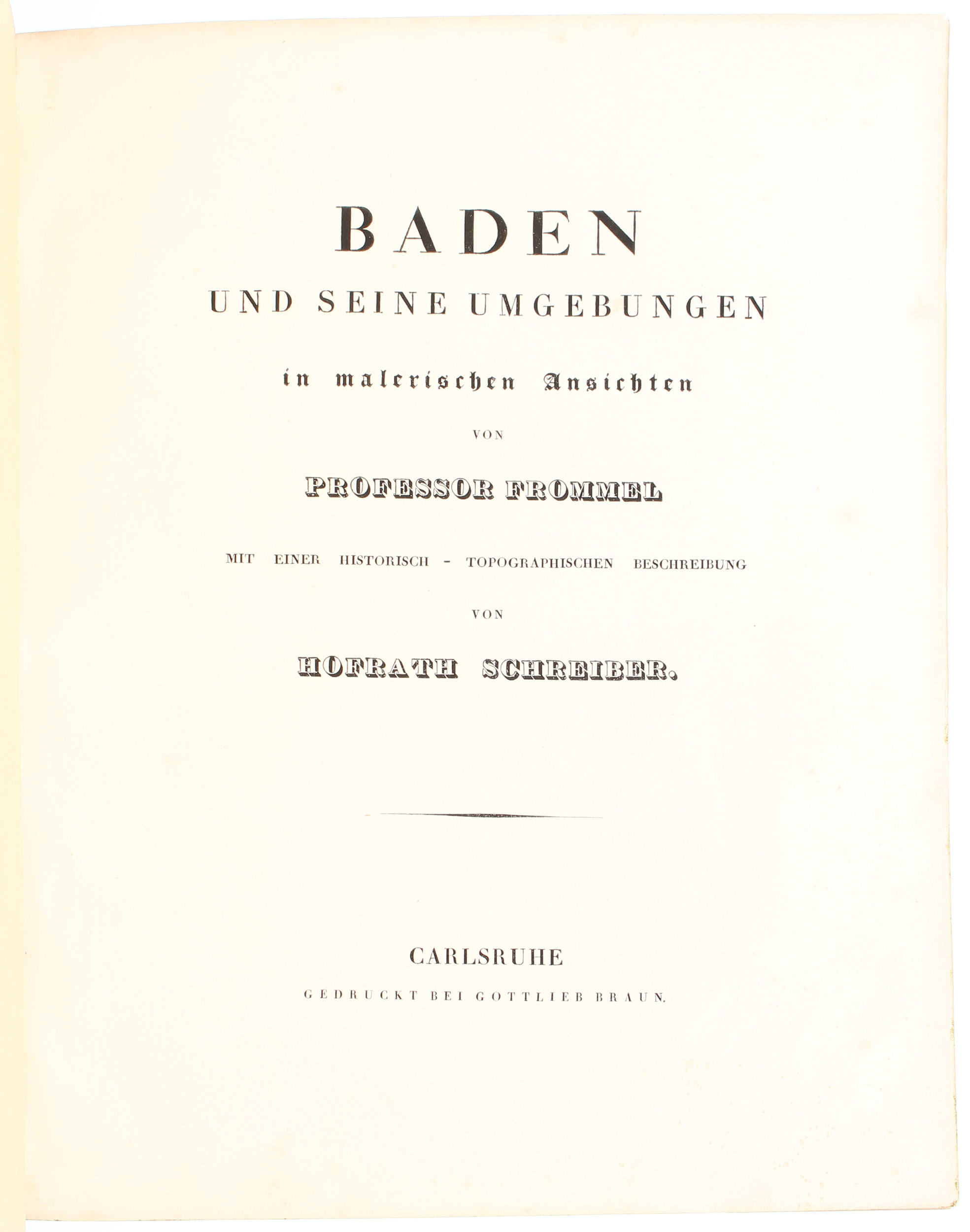 Frommel, Baden und seine Umgebungen