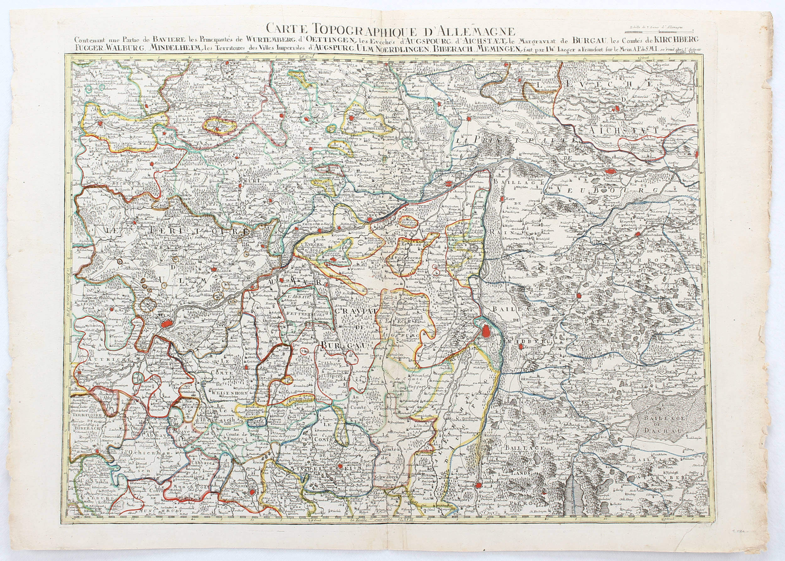 Deutschl. 12 Bll. Homann, Jaeger, Beaurain u.a.