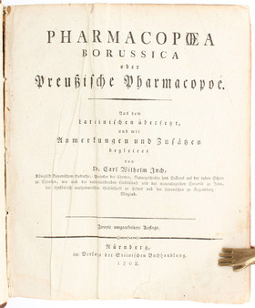 Juch, Pharmacopoea borussica