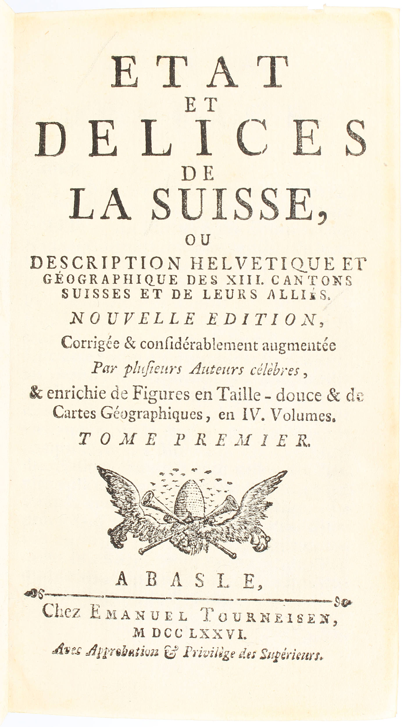 Ruchat, Delices de la Suisse. 4 Bde.