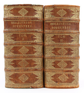 Burgermeister, Bibliotheca equestris. 2 Bde.