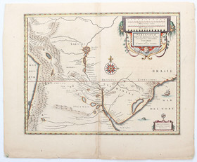 Südamerika. 19 Bll. Karten. Janssonius, Blaeu u.a.