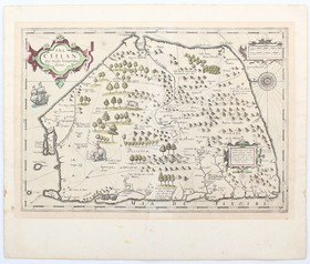 Ceylon. Plancius(-Mercator-Hondius)
