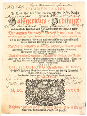 Blumblacher, Commentarius