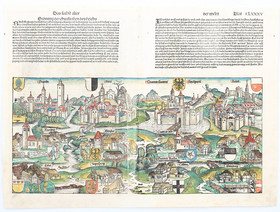 Deutschland-Phantasiekarte. (Schedel)