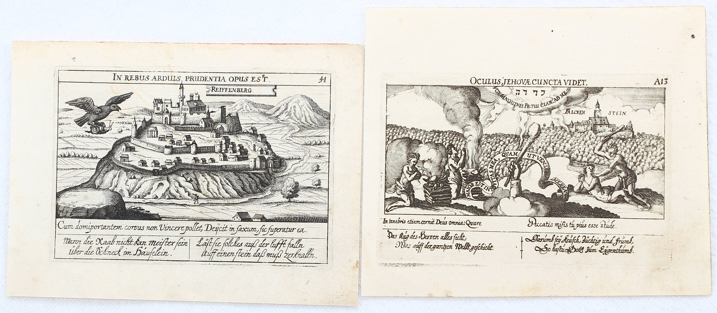 Königstein-Eppstein. (Dilich) / 3 Bll.