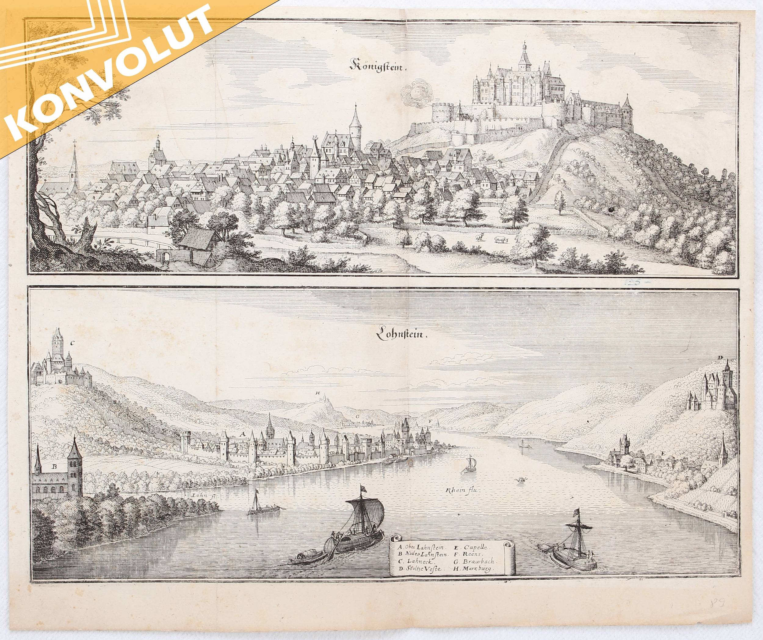 Königstein-Oberlahnstein. (Merian) / 9 Bll.