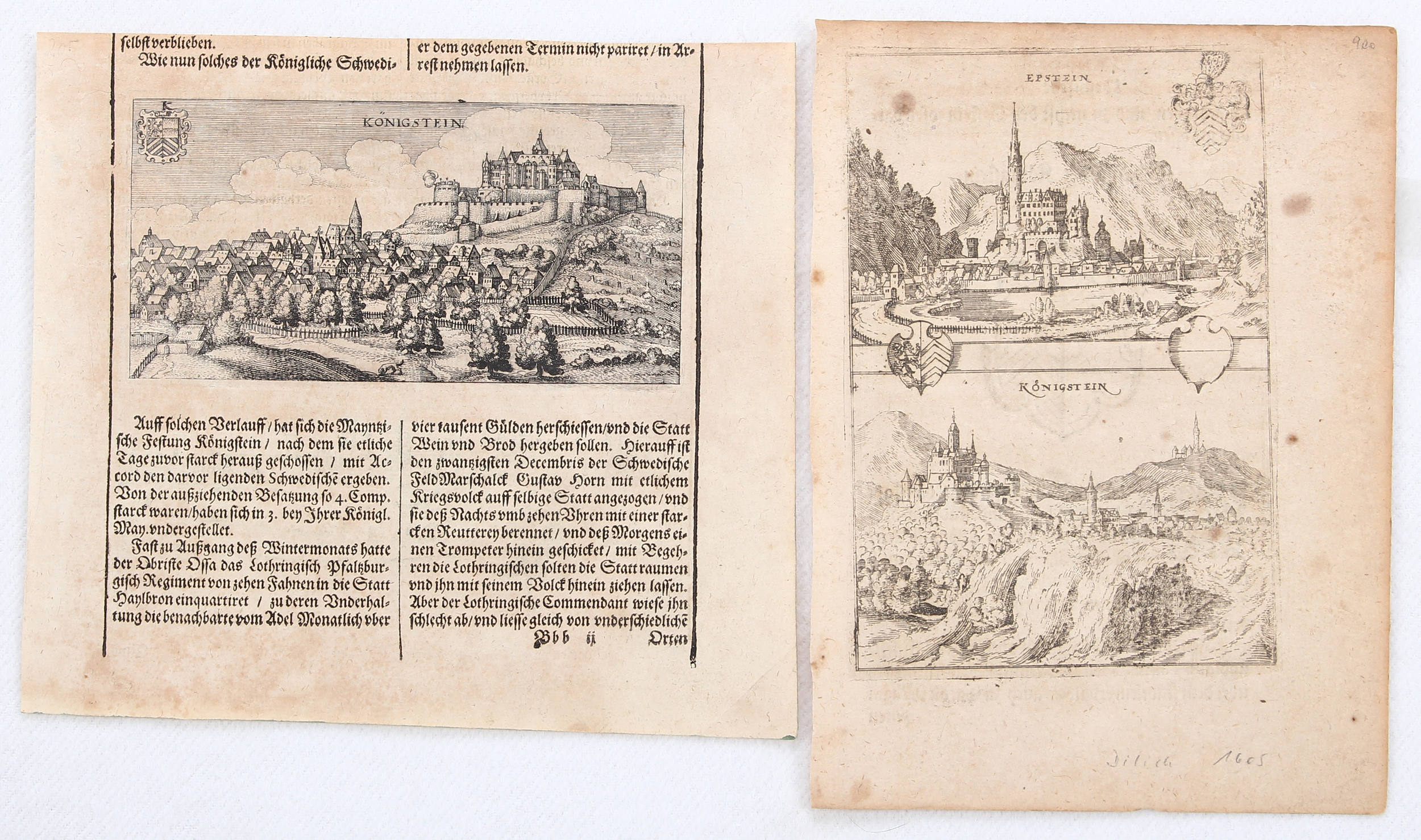 Königstein-Oberlahnstein. (Merian) / 9 Bll.