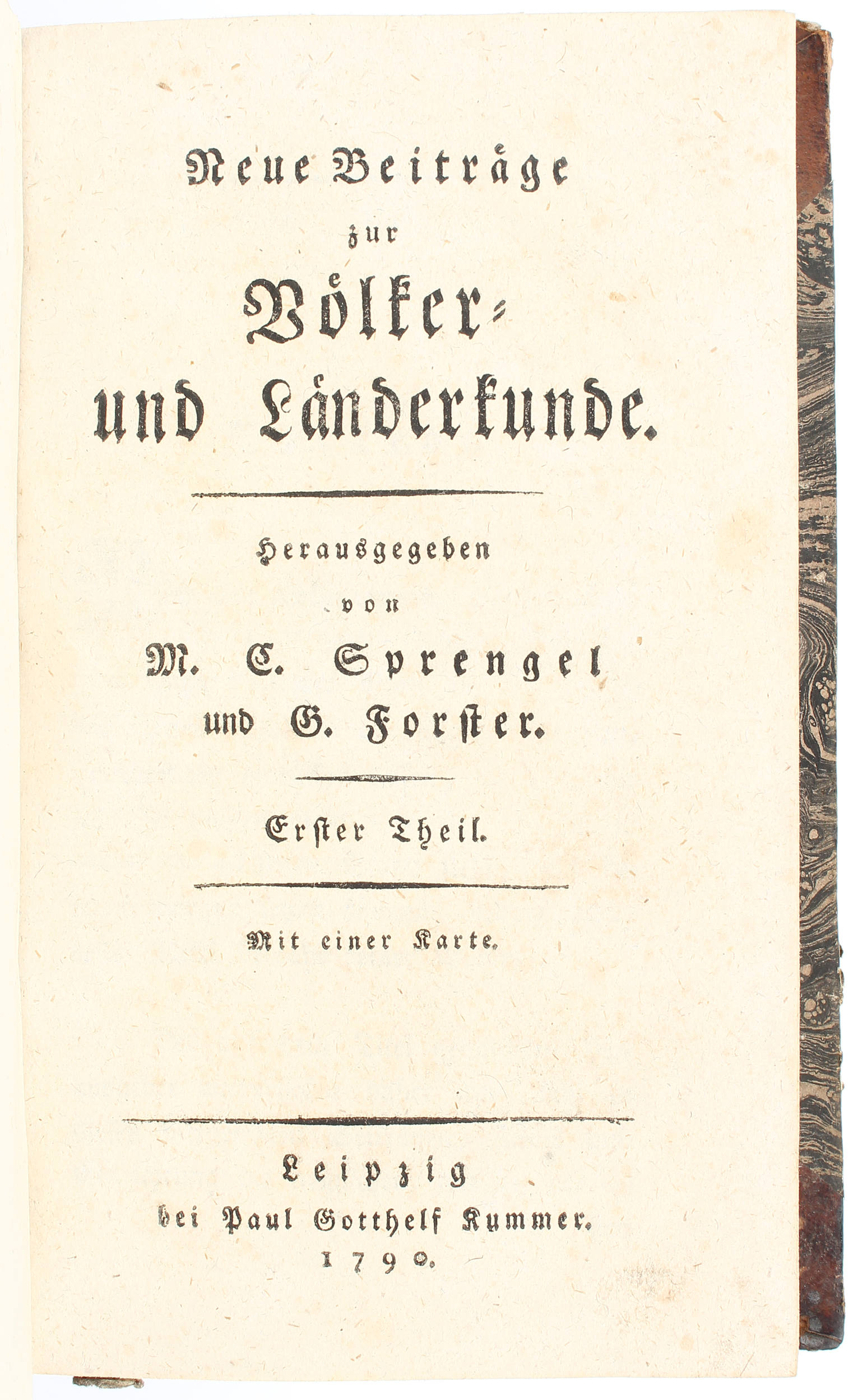 Forster/Sprengel, Neue Beiträge zur Völkerkunde. 12 Bde.
