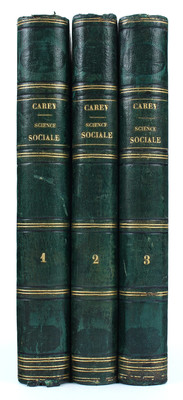 Carey, Principes de la science sociale. 3 Bde.
