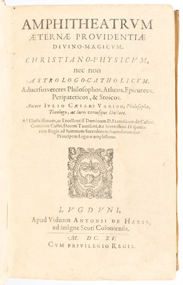 Vanini, Amphitheatrum providentiae