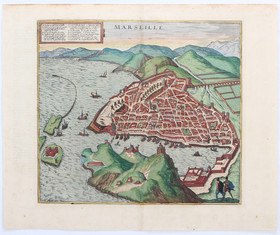 Marseille. (Braun-Hogenberg) / 2 Bll.