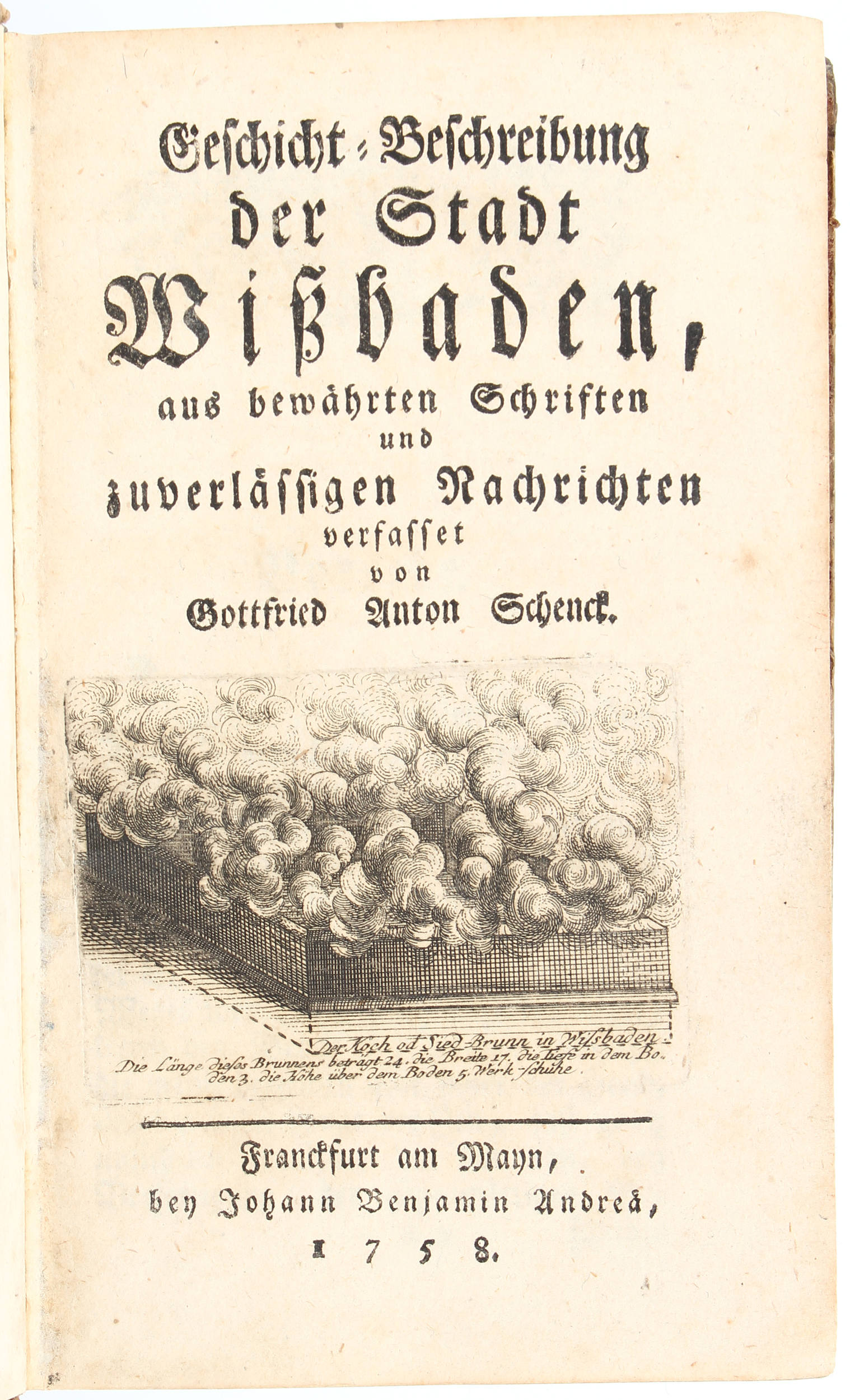 Konvolut Wiesbaden. 5 Bde.