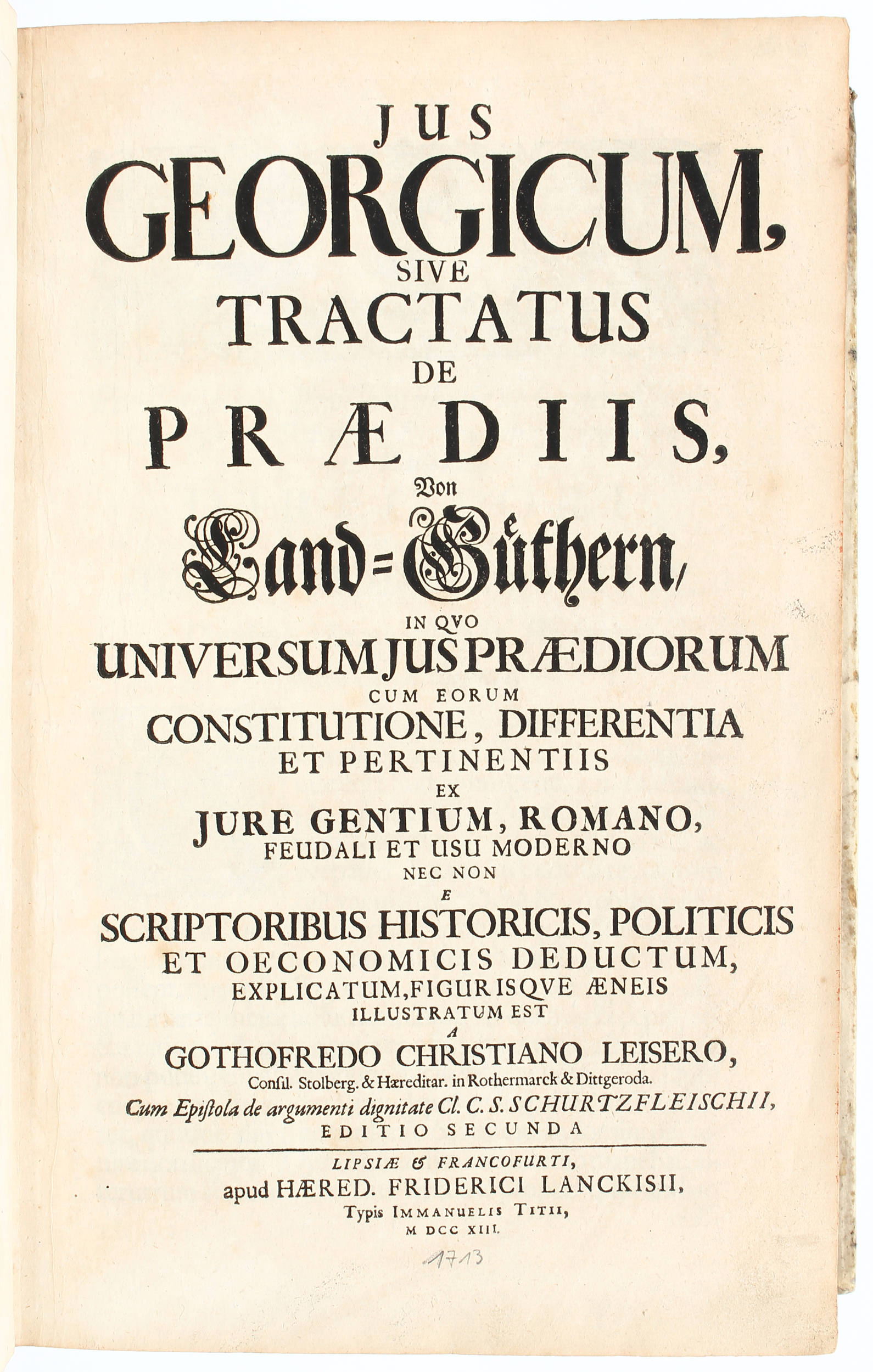 Leiser, Jus georgicum