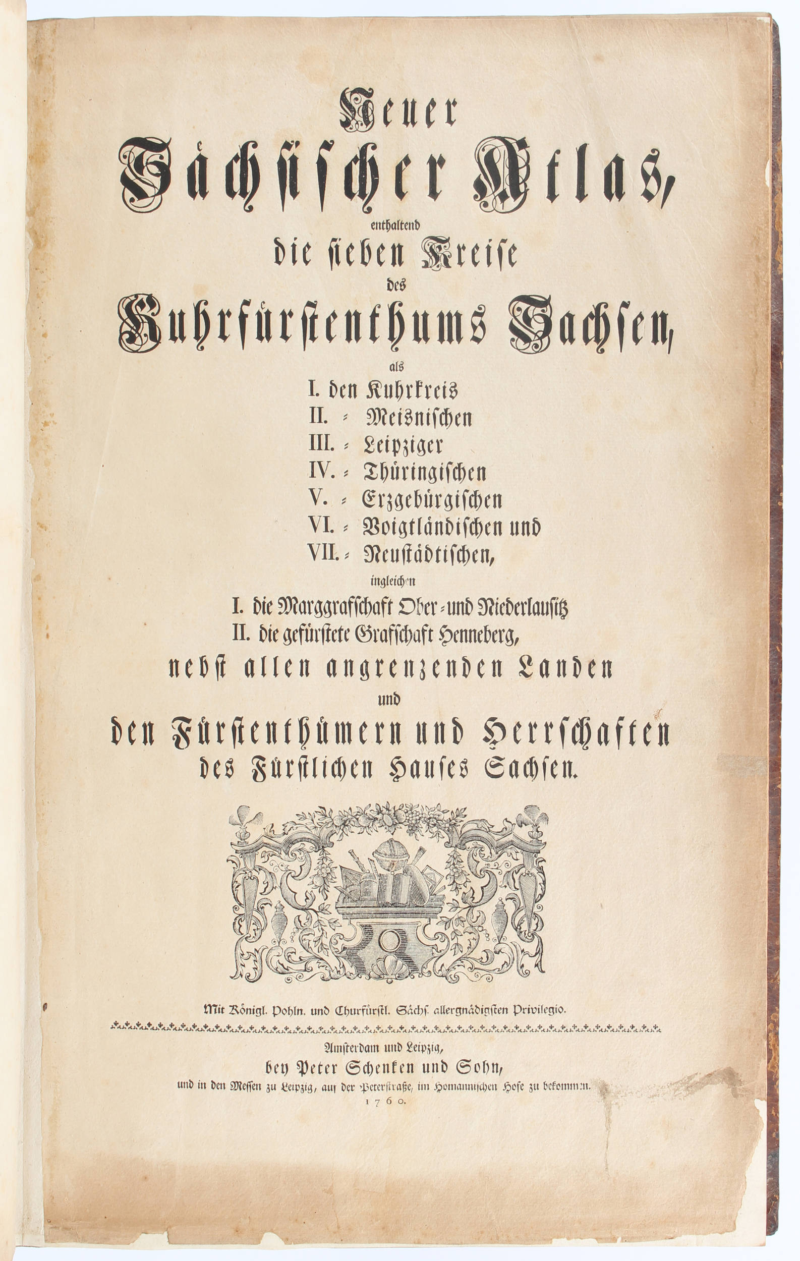 Schenk, Sächsischer Atlas