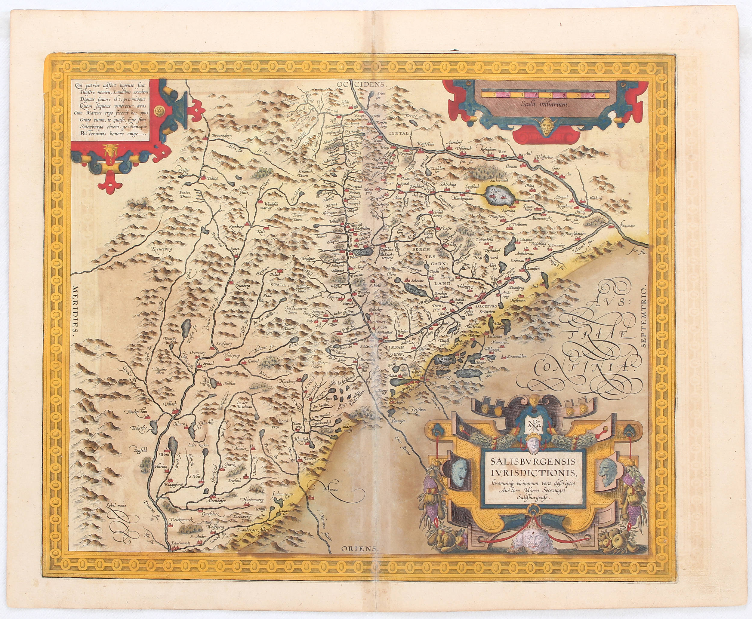 Salzburg. 2 Bll. (Ortelius)