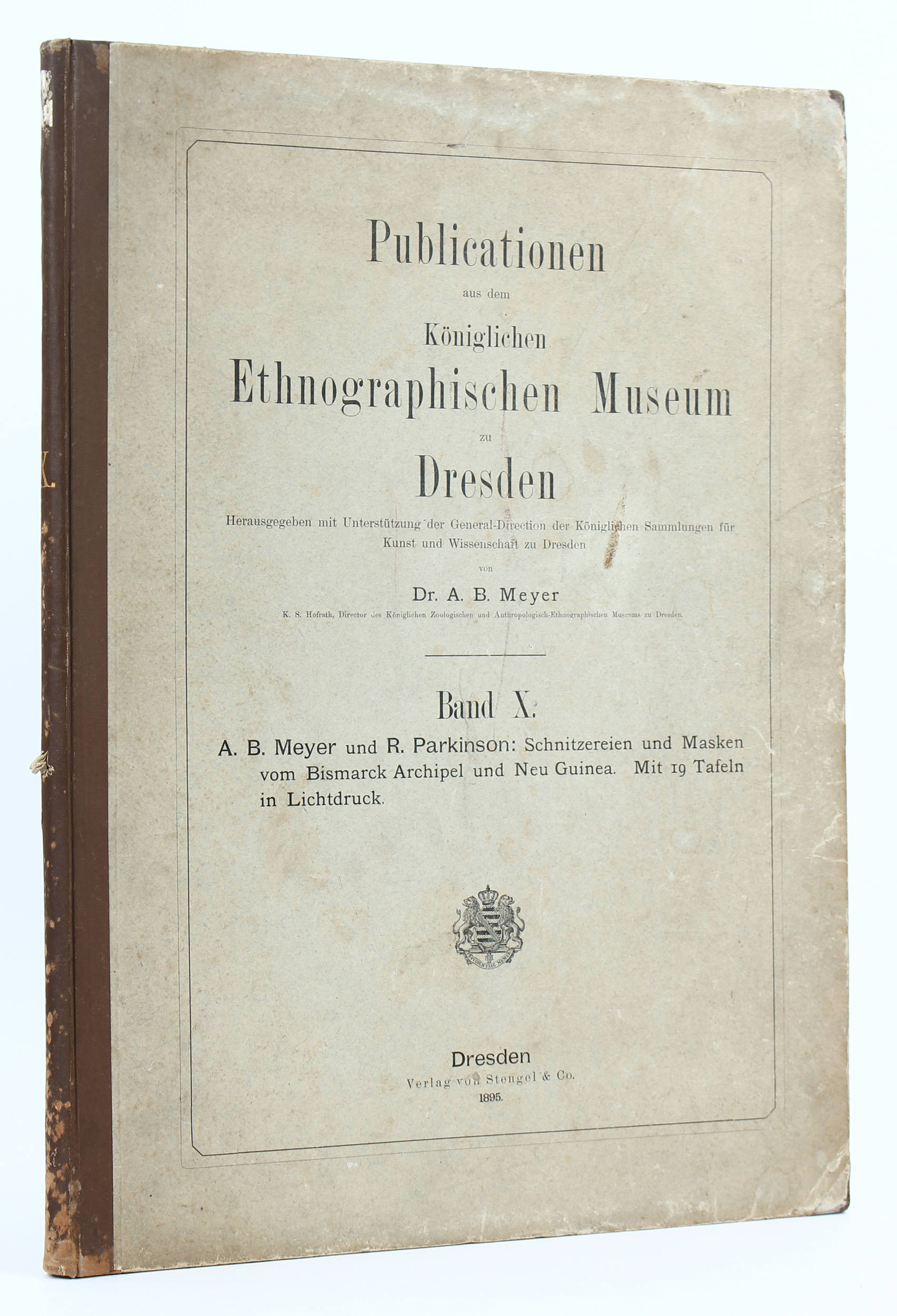 Meyer & Parkinson, Schnitzereien Neu Guinea