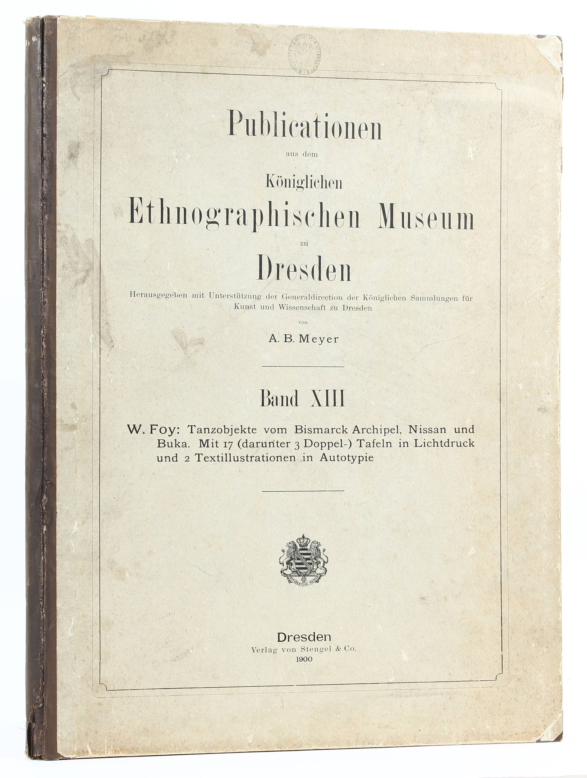 Foy, Tanzobjekte vom Bismarck-Archipel