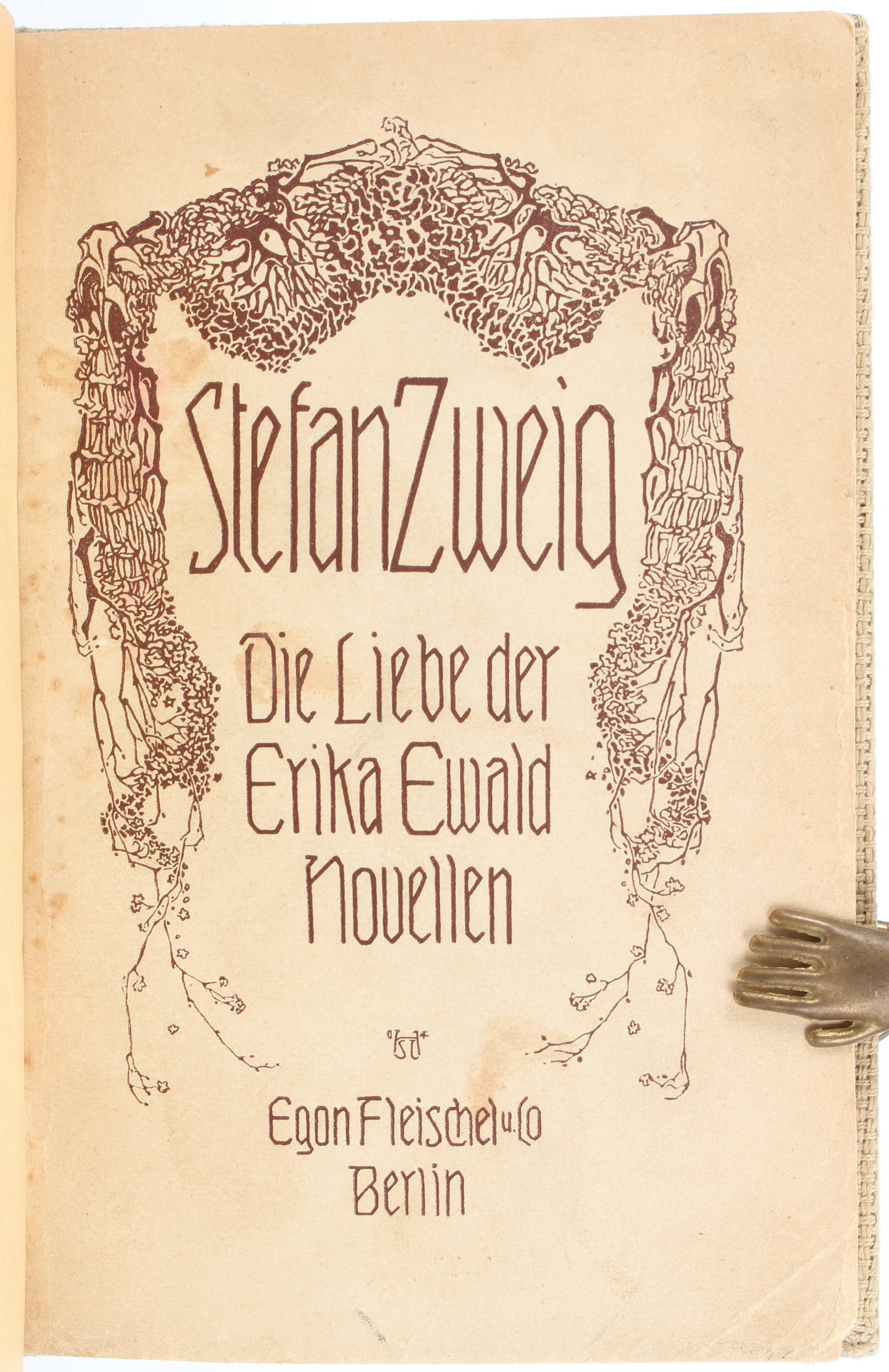 Zweig, Erika Ewald. Widmungsexemplar