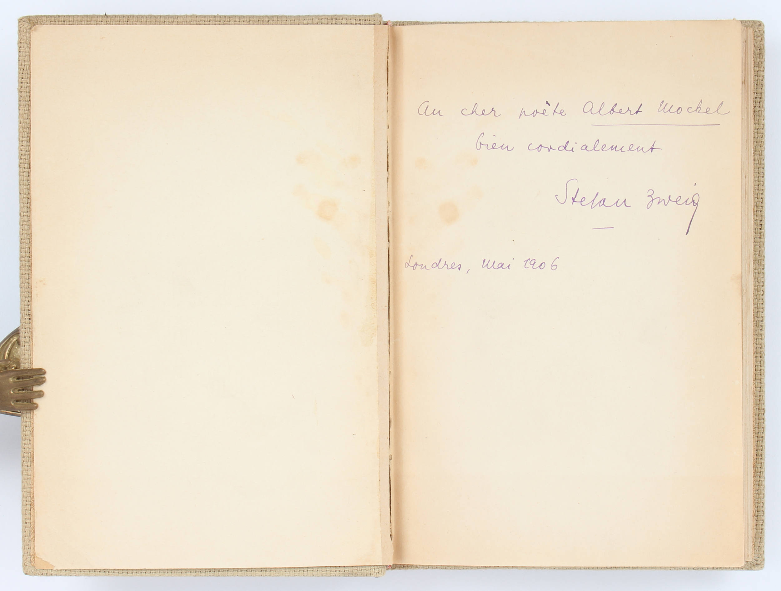 Zweig, Erika Ewald. Widmungsexemplar
