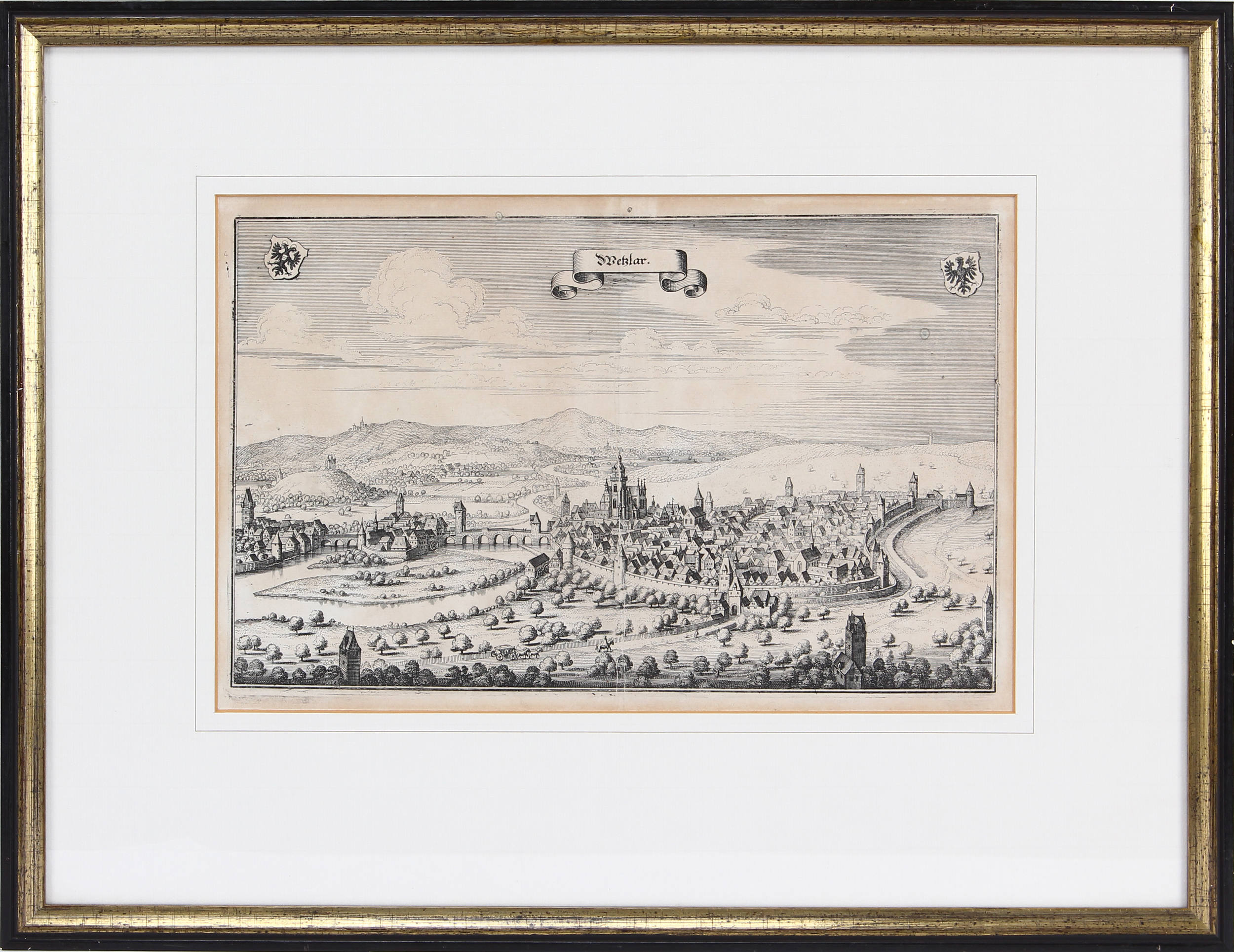 Hessen. 6 Bll. Ansichten. (Merian). Ger.