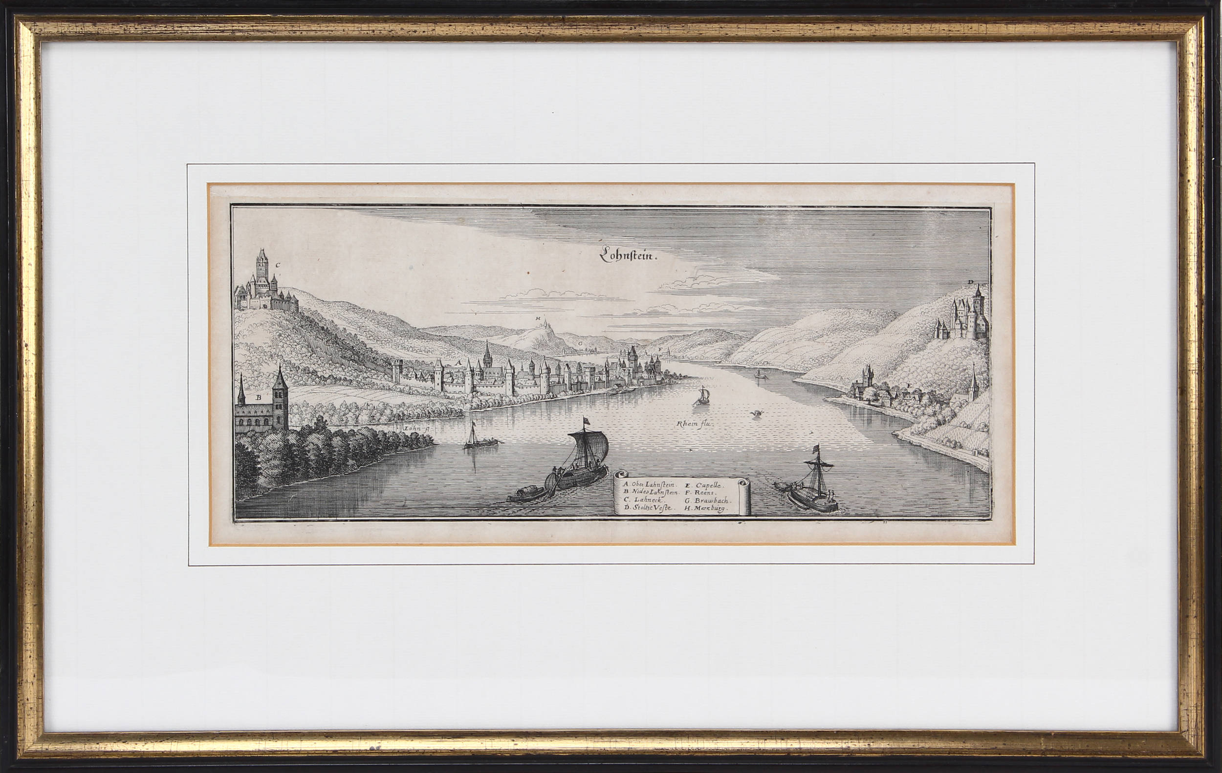 Hessen. 6 Bll. Ansichten. (Merian). Ger.