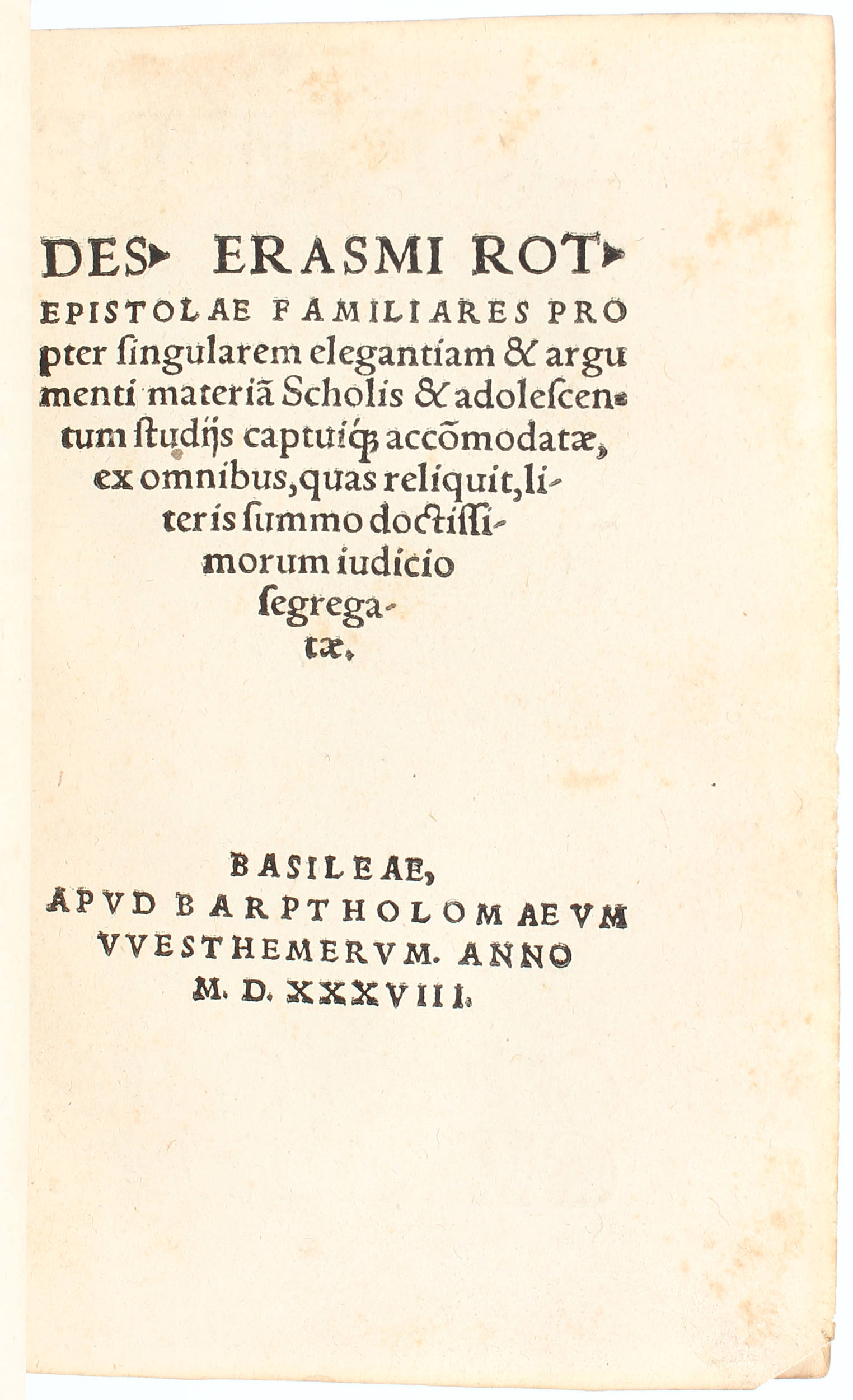 Erasmus Roterodamus, Institutio Principis Christiani