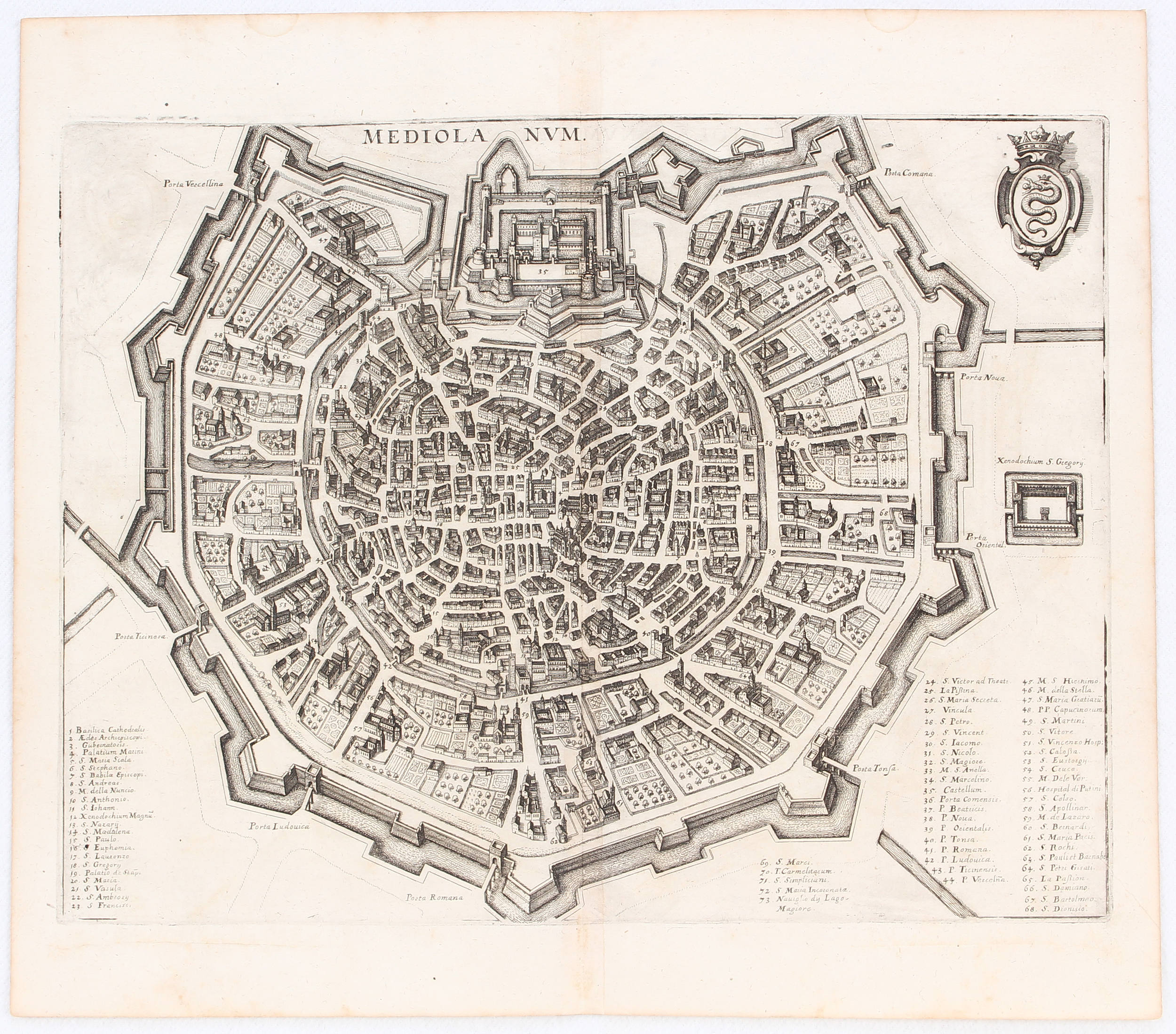 Italien/Mailand/Lucca. 3 Bll. Homann E., Merian, Mortier