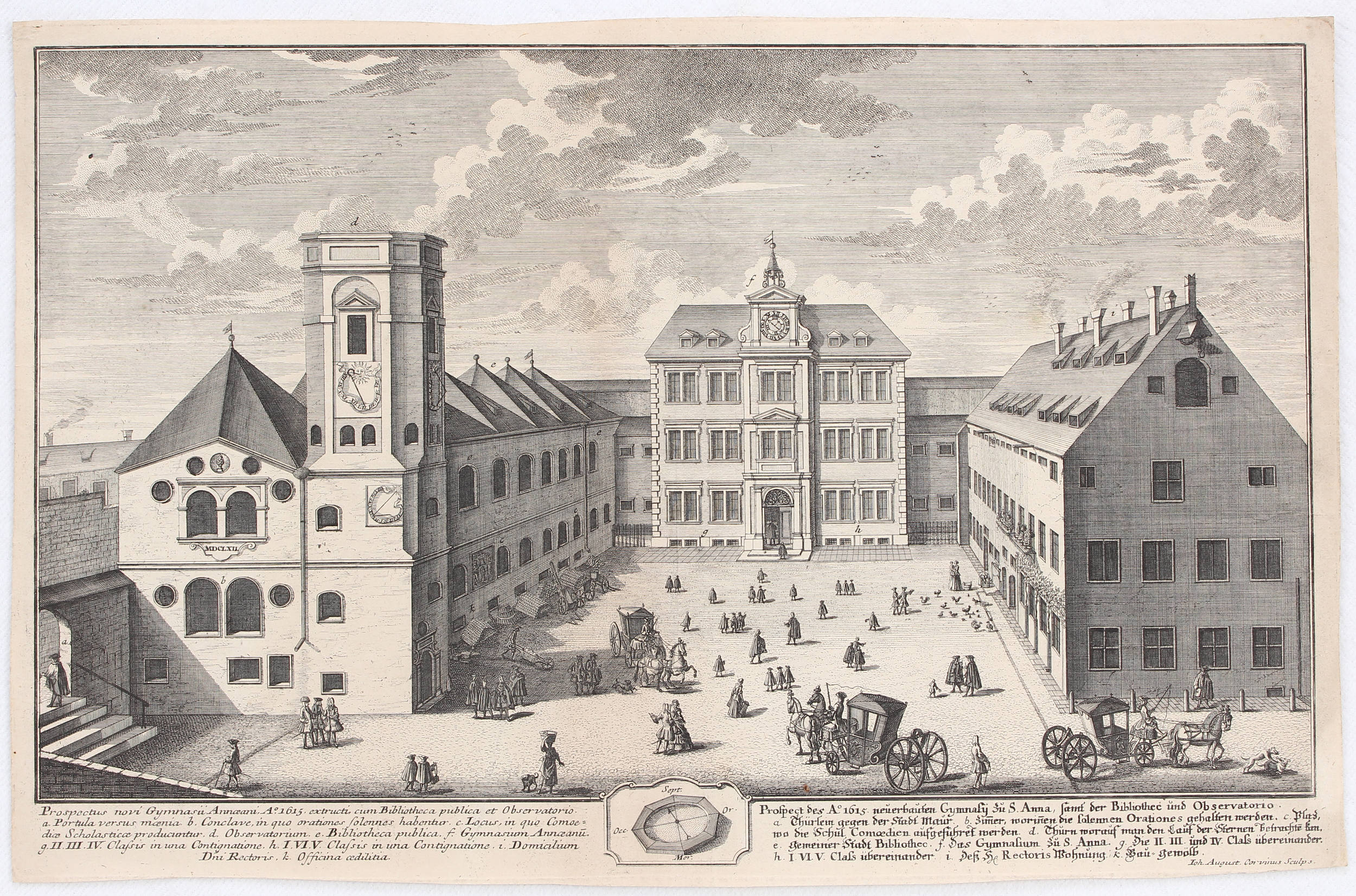Erlangen. Schloß. Decker-Wolff-Corvinus / 2 Bll.