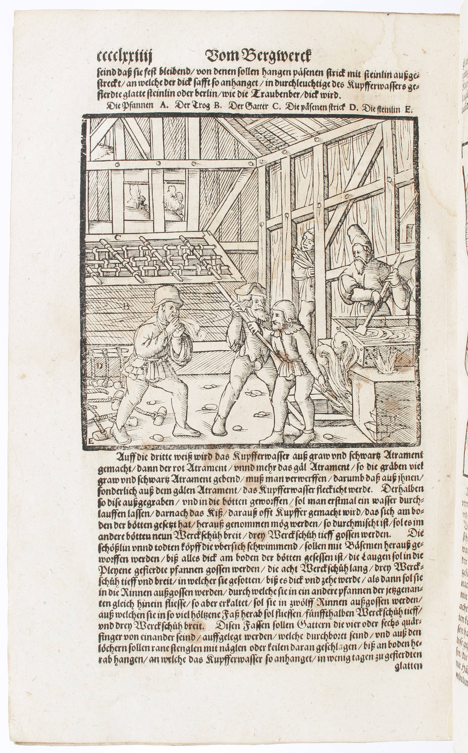 Agricola, Bergwerck-Buch. 1621