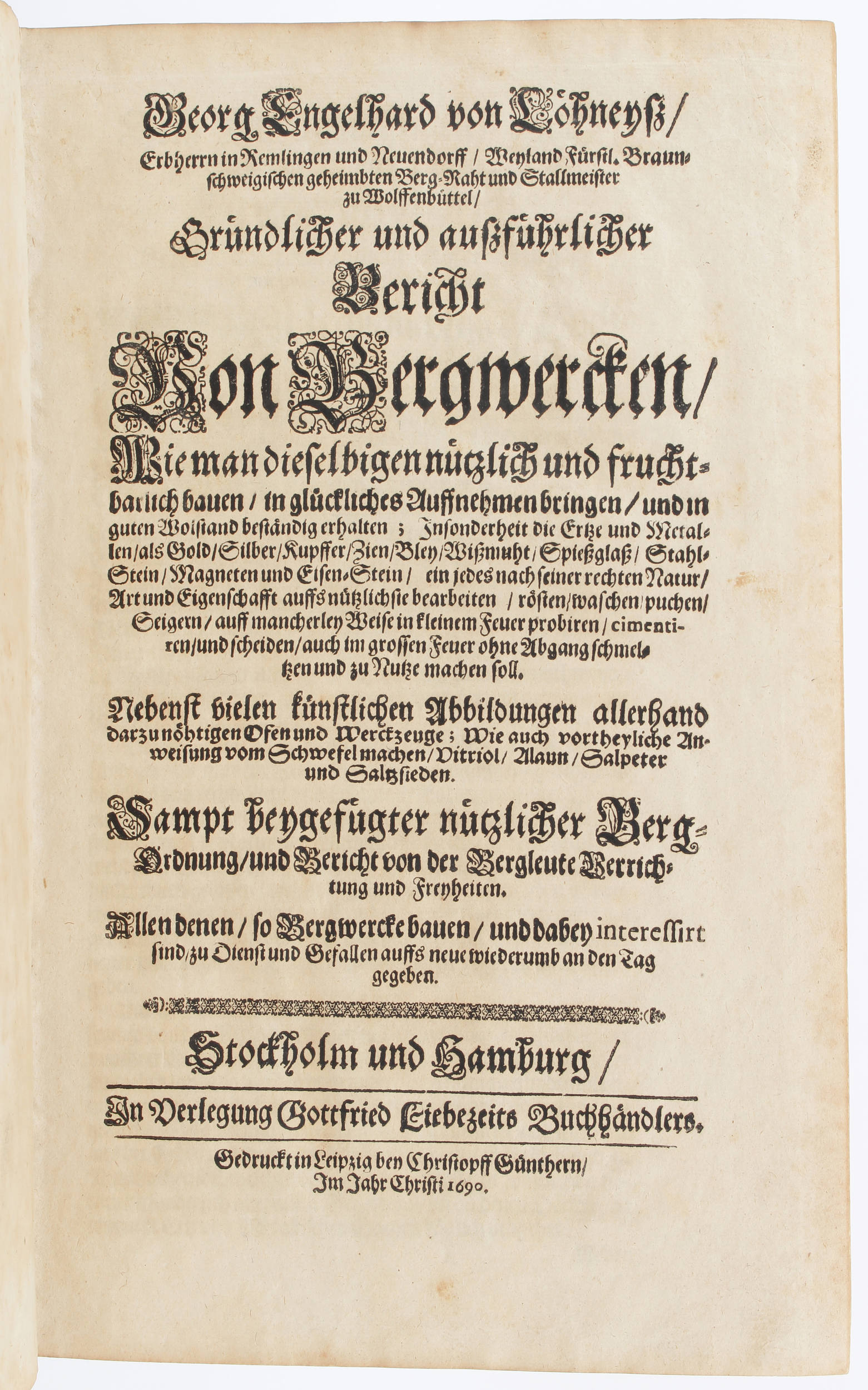 Löhneysen, Bergbau 1690